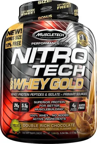 MuscleTech Nutrition Nitrotech 100% Whey Gold